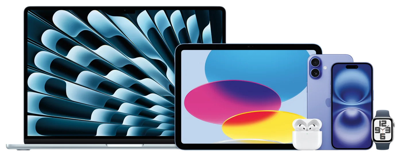 MacBook, iPad, iPhone, AirPods és Apple Watch